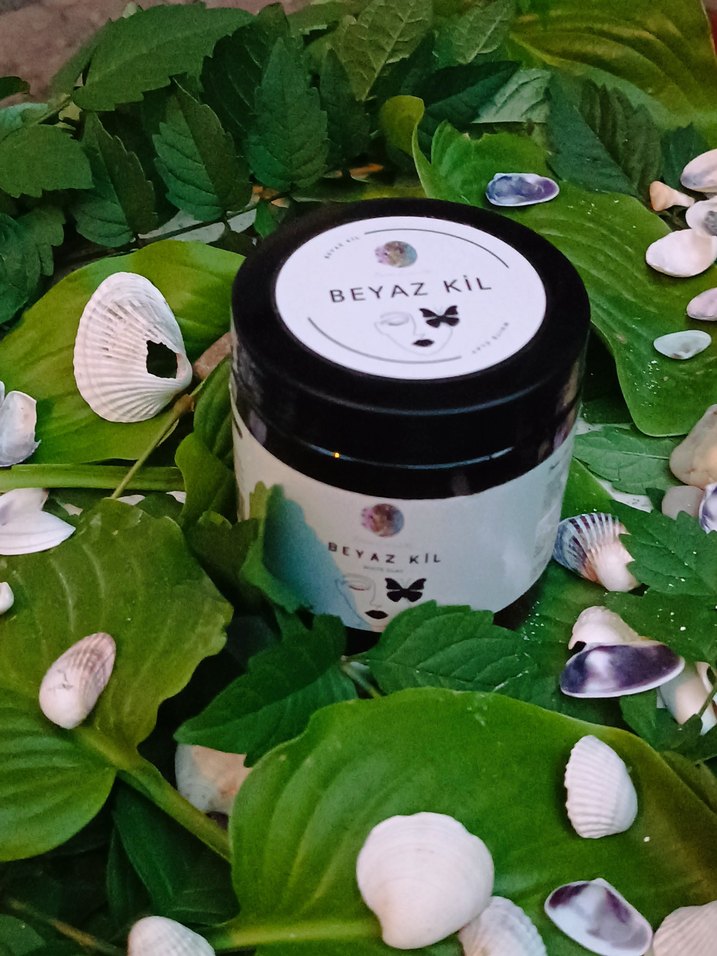 Beyaz Kil maskesi  - Görsel 3