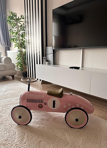 Beden Vintage araba liğht pink
