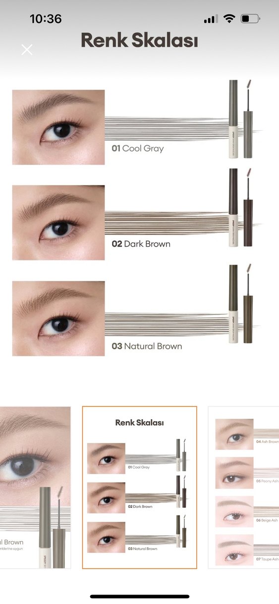 Peripera browcara 03 kaş maskarası - Görsel 3