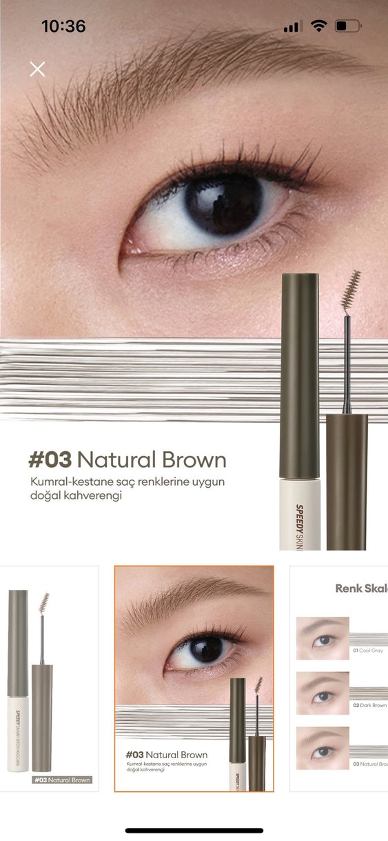 Peripera browcara 03 kaş maskarası - Görsel 2