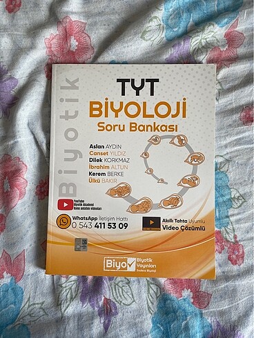 Biyotik tyt biyoloji soru bankası