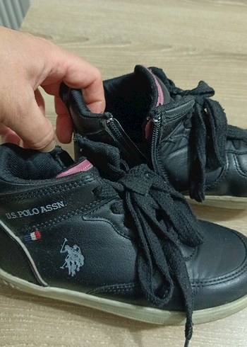 Kız Çocuk Siyah Spor Ayakkabı 30numara us polo assn - Görsel 5