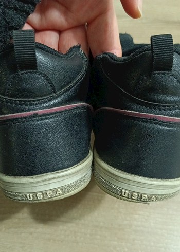Kız Çocuk Siyah Spor Ayakkabı 30numara us polo assn - Görsel 4