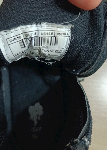 Kız Çocuk Siyah Spor Ayakkabı 30numara us polo assn - Görsel 2