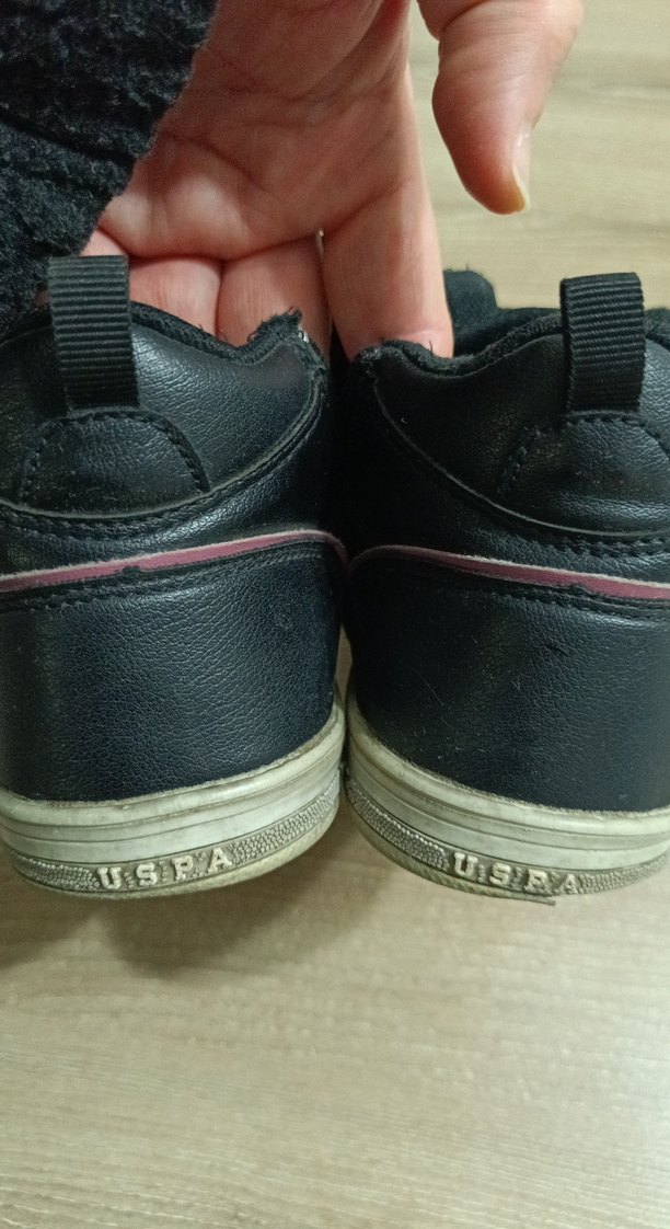 Kız Çocuk Siyah Spor Ayakkabı 30numara us polo assn - Görsel 4