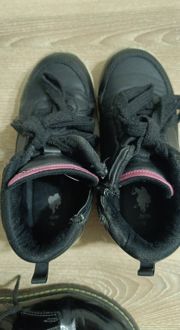 Kız Çocuk Siyah Spor Ayakkabı 30numara us polo assn - Görsel 3