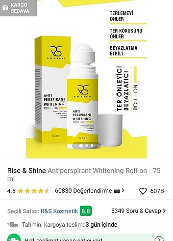 DİLAN POLAT Rise and shine roll-on 