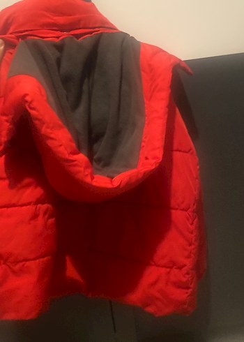 Koyu Kırmızı Erkek Çocuk  Mont - Görsel 4