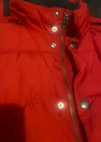 Koyu Kırmızı Erkek Çocuk  Mont - Görsel 8