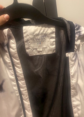 Çocuk Gri Beyaz Bağlama Desenli Fermuarlı Ceket - Görsel 6