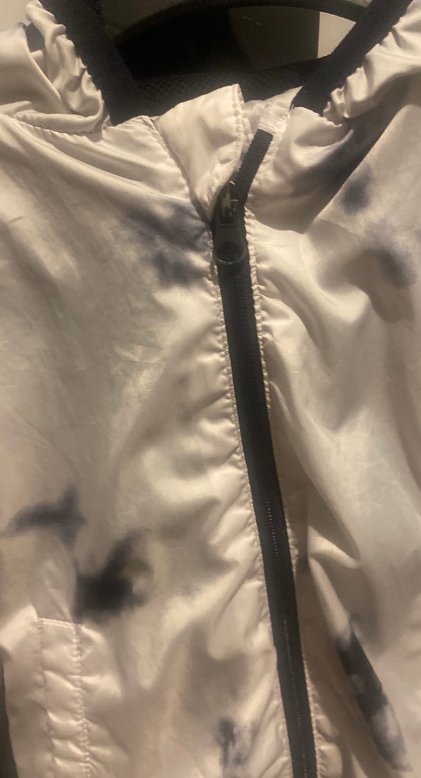 Çocuk Gri Beyaz Bağlama Desenli Fermuarlı Ceket - Görsel 2