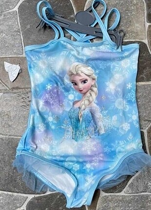 Disney marka 11/12 yaş Elsa kız çocuk mayo