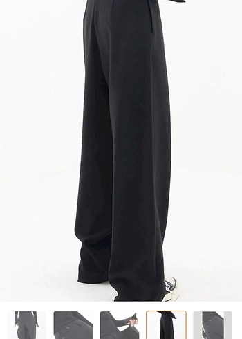 koton Siyah Kumas pantolon - Görsel 3