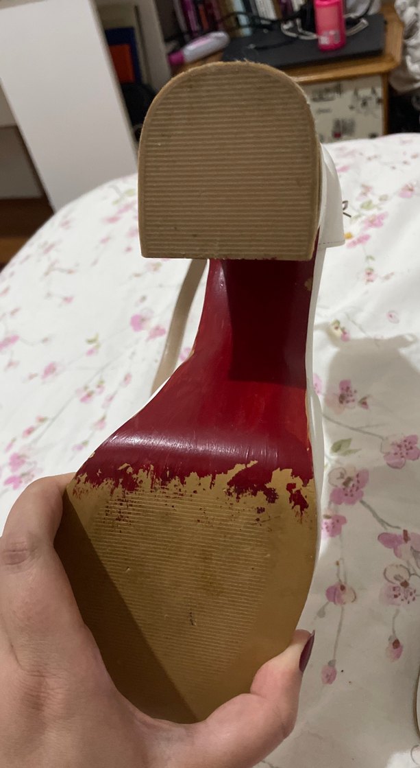 Diger Beyaz Platform Topuklu Kadın Ayakkabı - Görsel 3