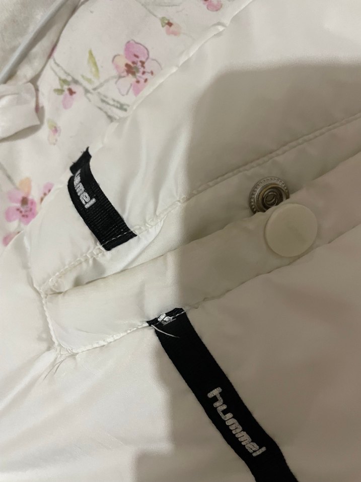 Beyaz Fermuarlı Kadın Kışlık Mont - Görsel 2