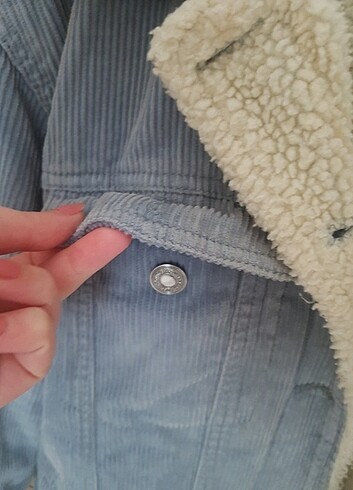 Bershka kadife fitilli ceket - Görsel 4