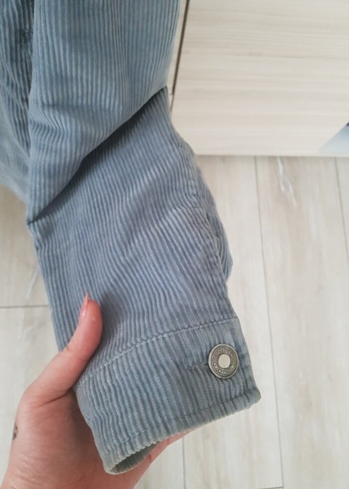 Bershka kadife fitilli ceket - Görsel 5