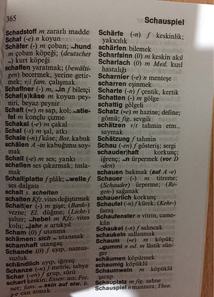 s Beden Türkçe- Almanca sözlük
