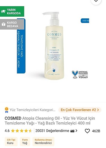 cosmed yag bazli temizleyici