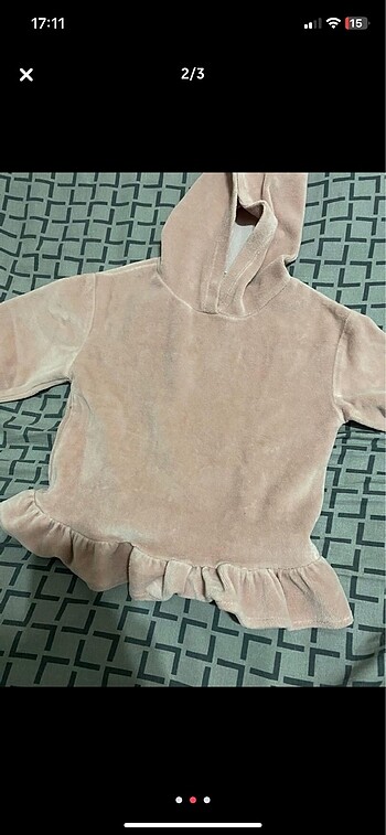 LC Waikiki Bebek kadife üst