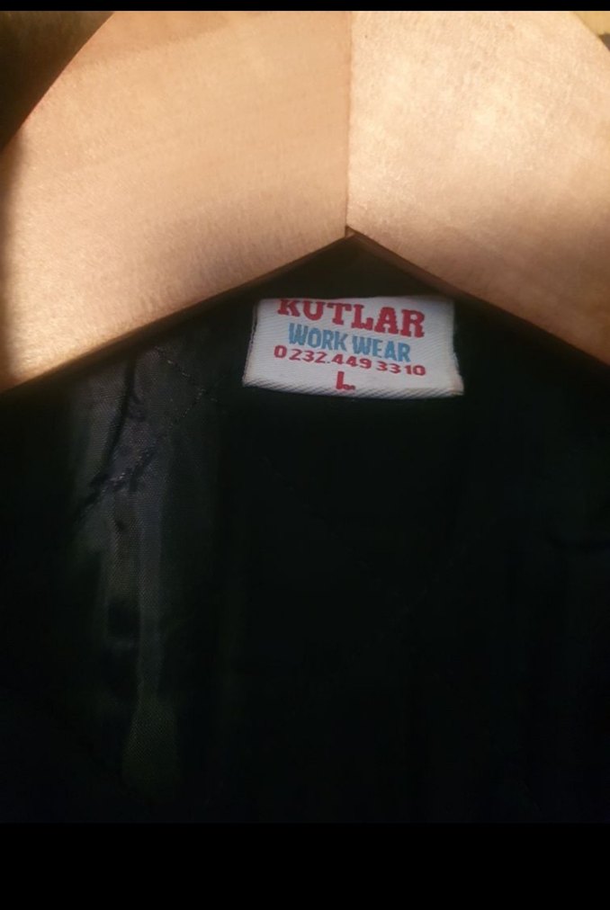 Düğmeli Lacivert Erkek Midi Mont - Görsel 5