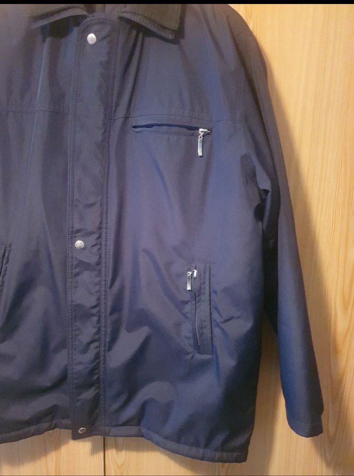 Düğmeli Lacivert Erkek Midi Mont - Görsel 2