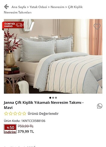 Çift Kişilik Nevresim Takımı
