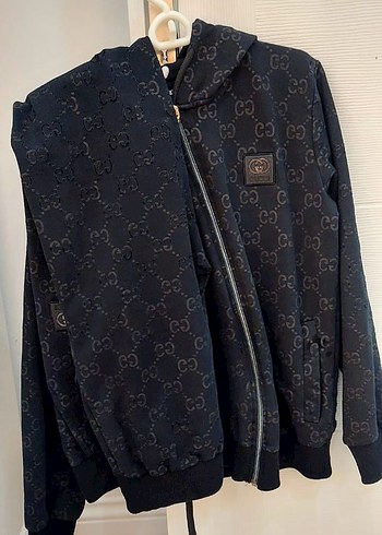 Diğer Erkek Çocuk Siyah Fermuarlı Street Wear Ceket