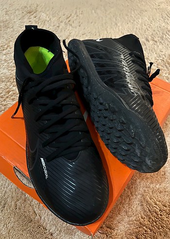 Nike Nike krampon Siyah Erkek Futbol Ayakkabısı Velcro Bantlı