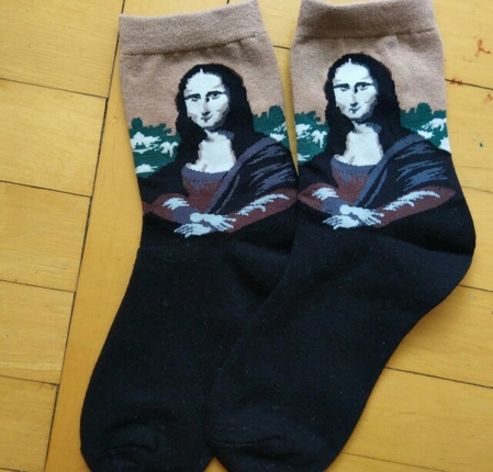 Vintage Love Mona Lisa çorap