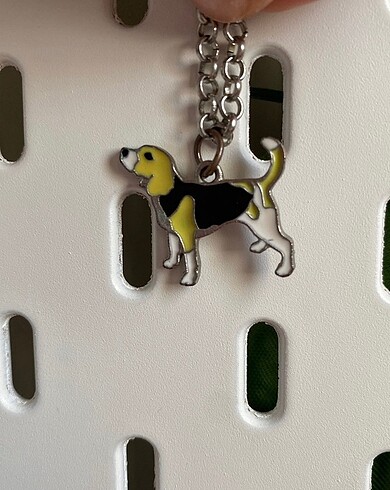 Beagle köpek charm kolye