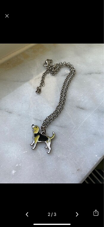 Tasarımcı Beagle köpek charm kolye