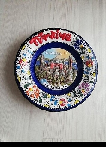 vintage süsü, vintage tabak, duvar tabağı 