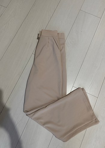 Bej Kadın Kumaş Pantolon