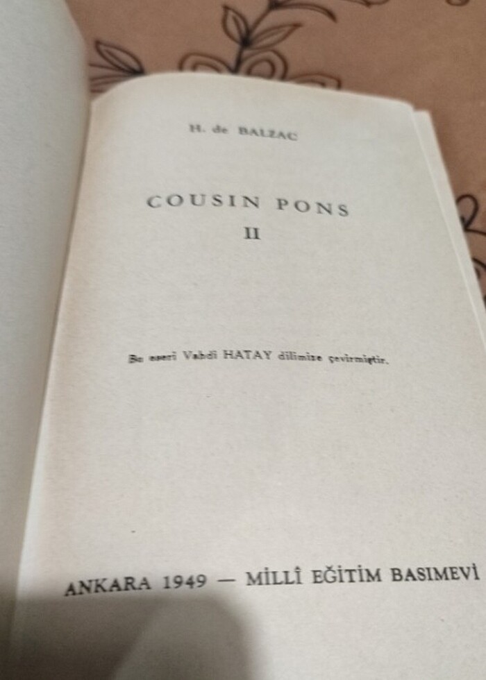 Cousin pons 2 Balzac  - Görsel 4