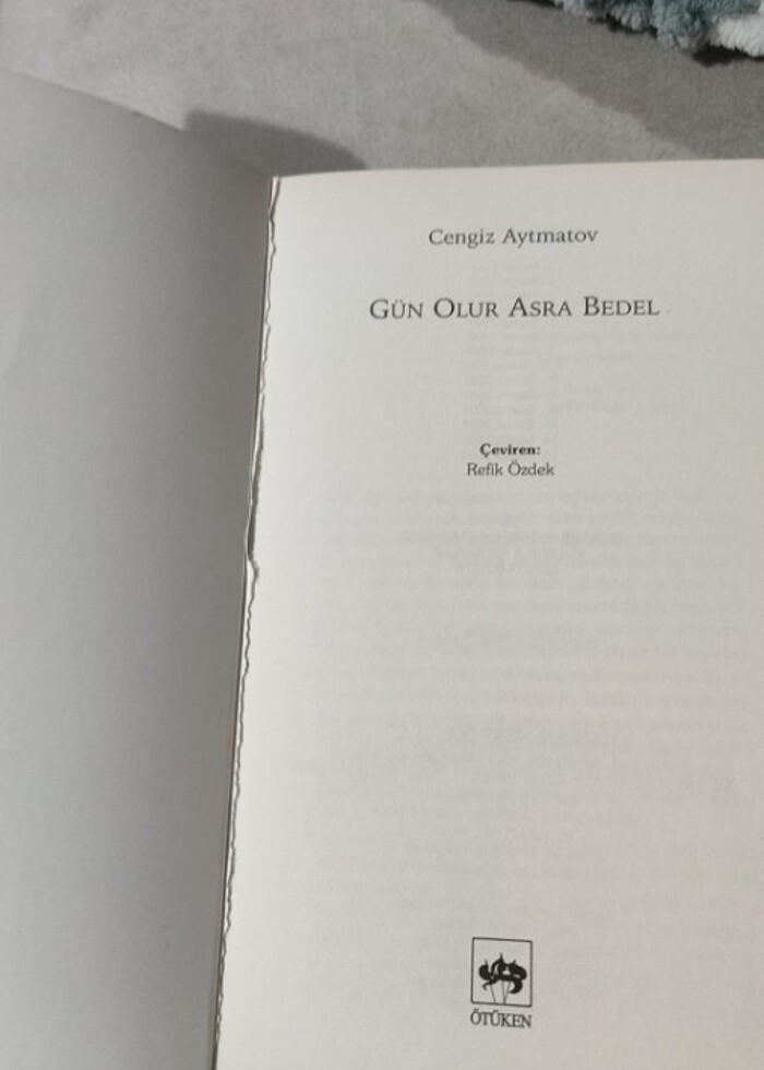 Cengiz aytmatov gün olur asra bedel  - Görsel 4