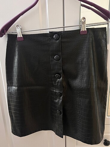 Deri mini etek - Görsel 2