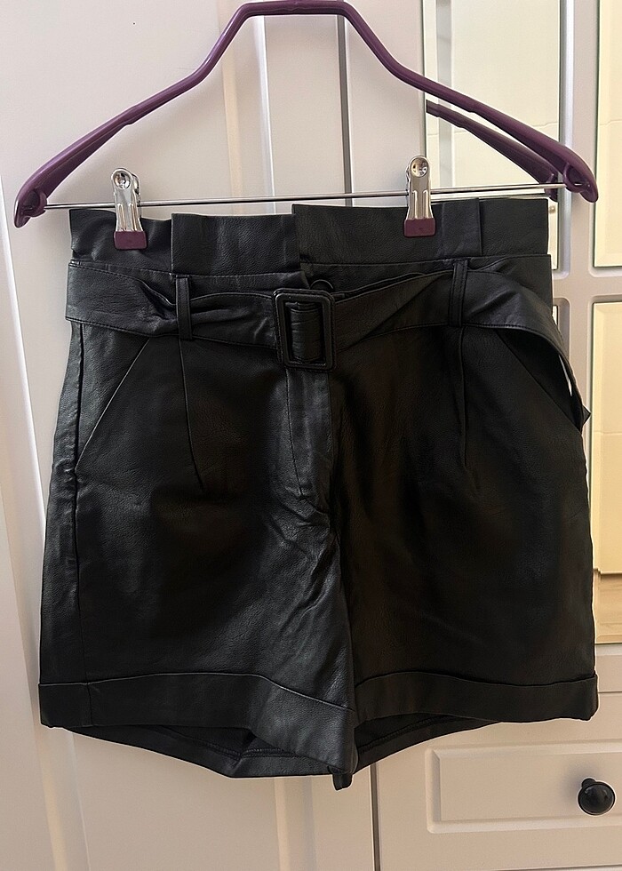 Deri şort - Görsel 2