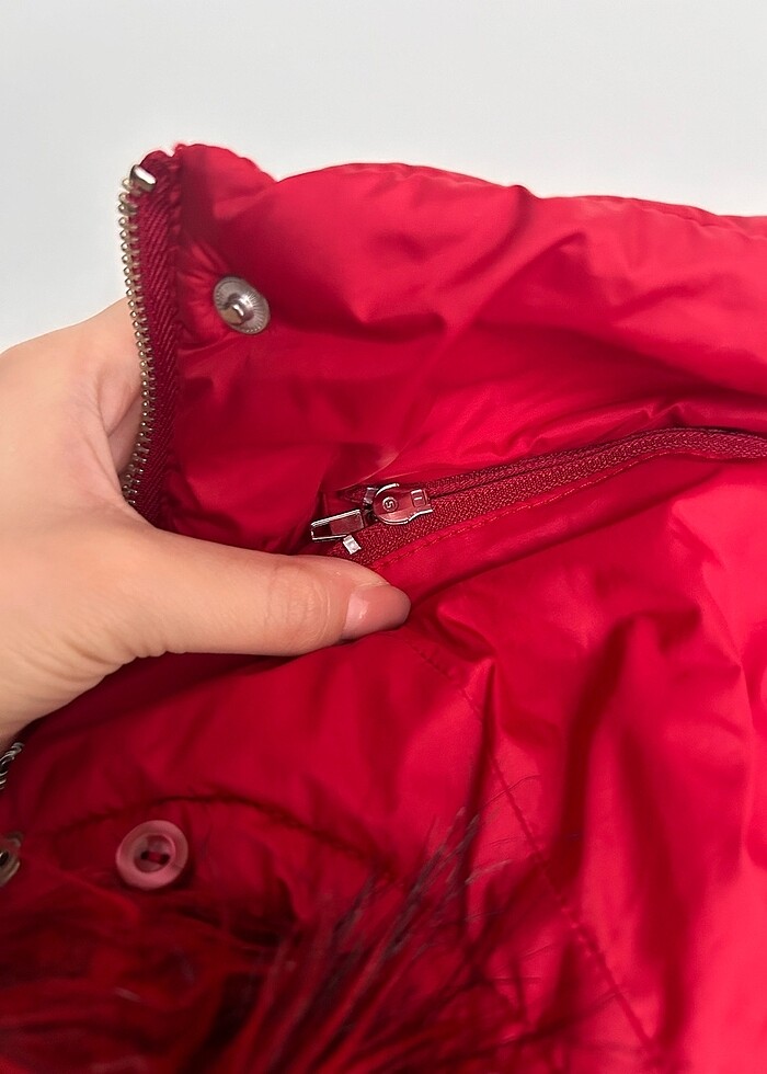 Kırmızı Mont - Görsel 5