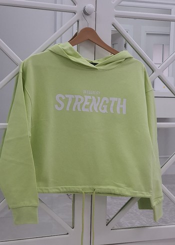 MAVİ Yeşil Kısa Kesim Sweatshirt
