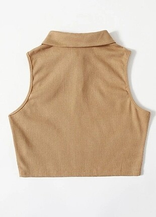 s Beden Sheinside polo yaka crop 