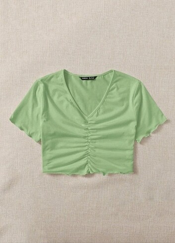 xs Beden yeşil Renk Sheinside crop body