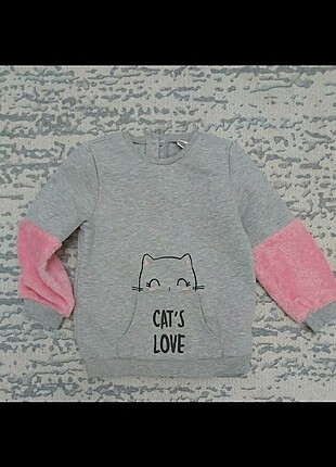 LC Waikiki Kollari peluş sweatsirt