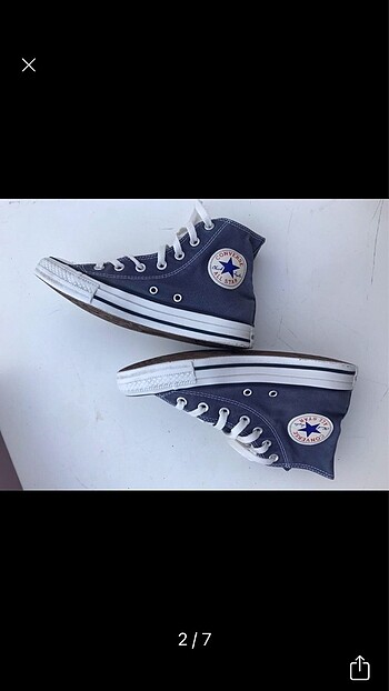 37,5 Beden lacivert Renk Orjinal Converse