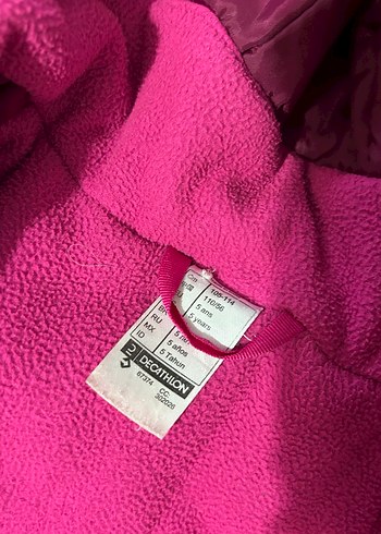 Kız Bebek Pembe Kayak Tulumu Fermuarlı - Görsel 3