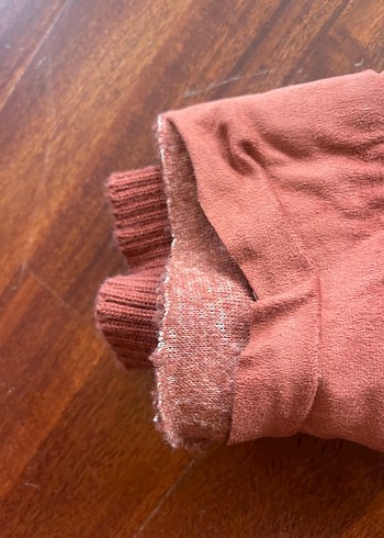 40 Beden pembe Renk Pembe Kapüşonlu Fermuarlı Kadın Ceket