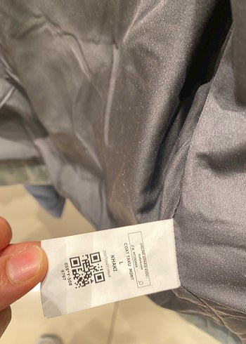 Yeşil kaz tüylü mont - Görsel 5