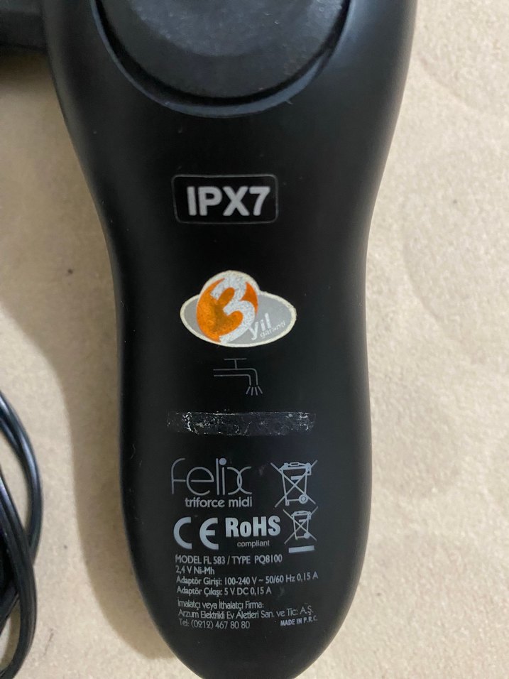 Felix elektrikli gri tıraş makinesi - Görsel 4