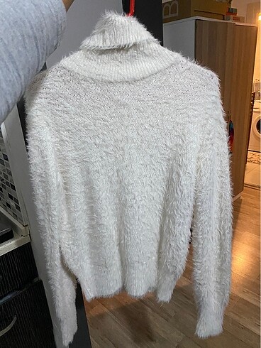 KOTON yünlü boğazlı kazak - Görsel 2