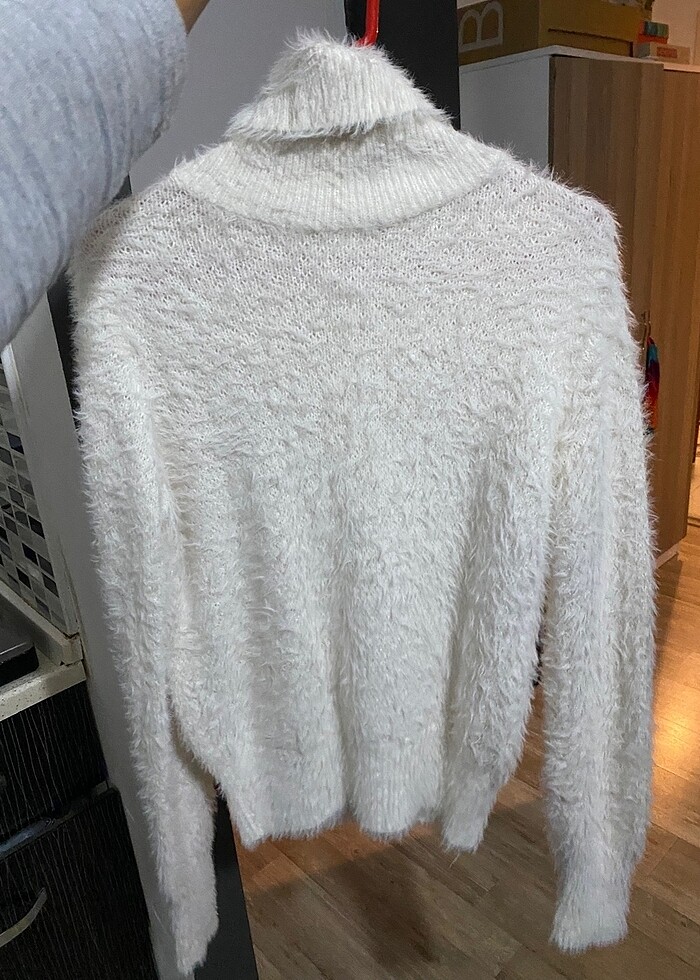 KOTON yünlü boğazlı kazak - Görsel 2